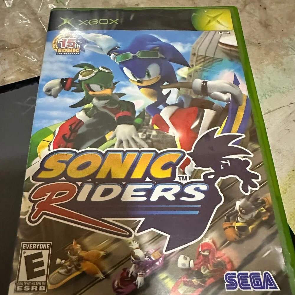 Sega Sonic Riders Microsoft Xbox 2006 Complete CIB W Manual Tested Works